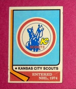 1974-75 Topps Hockey Card #169 Kansas City Scouts Team
