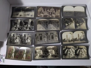 Lot Of 33 Stereoview Cards Keystone Sears Roebuck Underwood WH Jackson & More  - Picture 1 of 3