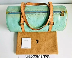 Louis Vuitton Papillon Bedford Monogramm Lack Schultertasche ~ 100 % AUTHENTISCH - Bild 1 von 12