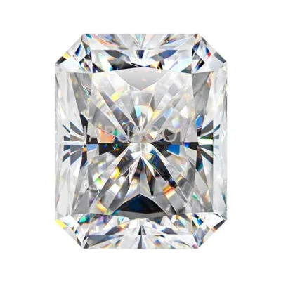 1~8 ct VVS1 D Color Radiant Excellent Cut Moissanite Loose Gemstones & GRA - Image 1 of 4