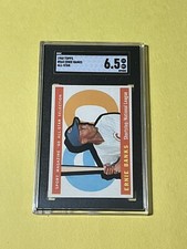 1960 Topps #560 Ernie Banks SGC 6.5 Graded All-Star Baseball Card *CgC605*