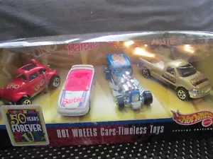 Hot Wheels 50 Years Forever Fun Timeless Toys 4-Car Set 1:64 - NEW - Picture 1 of 3