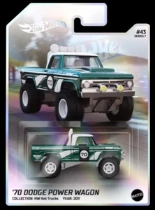 Hot Wheels NFTGarage Series 7 Green '70 Dodge Power Wagon - Picture 1 of 2