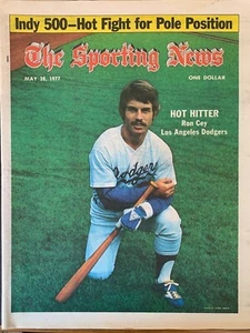 5/28/1977 The Sporting News - Ron Cey Los Angeles Dodgers, Jimmy Connors tennis - Picture 1 of 5