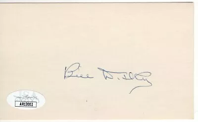 Bill Dickey Signed Autographed Index Card Yankees HOFer JSA AR13002 - Image 1 of 2