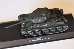 1945 T-34-85 Tank #314 USSR 55th Armored Brig. 1/43 Diecast Model WWII AFVs NEW! - Picture 1 of 11