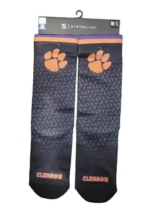 Clemson Tigers Dress Socks NCAA University Licensed Premium Athletic Wear - Picture 1 of 2