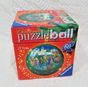 2008 RAVENSBURGER 3D NATALE PUZZLE PALLA ORNAMENTO FESTA MERCATO DELLE VACANZE 60 PZ - Foto 1 di 12