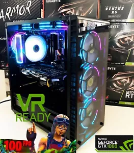 Custom Gaming Desktop PC Intel i7 Quad 16 GB SSD + 1TB Nvidia GTX 1650 4 GB HDMI - Picture 1 of 4