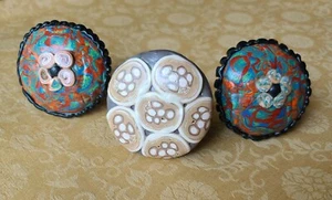 Vintage Polymer Clay Schubladenknöpfe - Bild 1 von 7