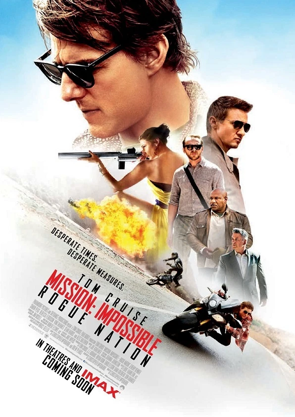 Mission Impossible poster - Tom Cruise poster, Rogue Nation movie poster (b)