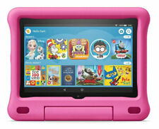 Amazon Fire HD 8 (10th Generation) Kids Edition 32GB, Wi-Fi, 8in - Black with Pink Kid-Proof Case