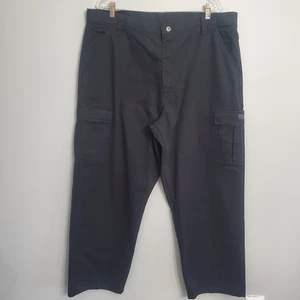 Wrangler Pantalone Uomo Nero Cargo Gamba Dritta Tg40x30 Utility Outdoor Casual Nuovo con etichette - Foto 1 di 11