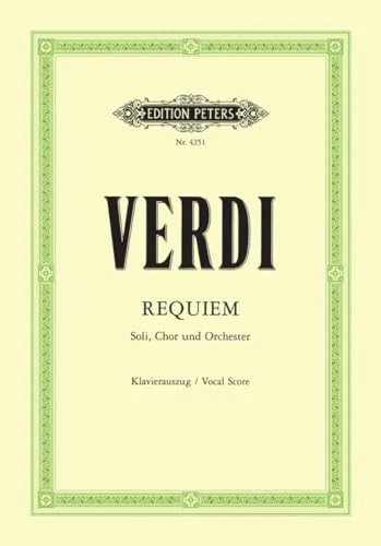 Verdi Requiem: Vocal Score by Giuseppe Verdi 9790014022082 NEW - Image 1 of 1
