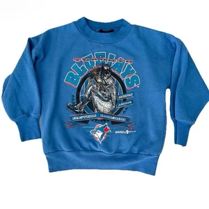 Vintage 1994 MLB Toronto Blue Jays Baseball Kids Sweatshirt Sweater Sportacus 4 - Bild 1 von 10