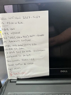 dell laptop - Image 1 of 4