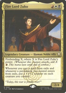 MTG Fire Lord Zuko (0220) *Non-Foil* Base Rare Avatar NM/MT Free Ship - Picture 1 of 2