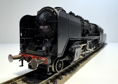 ROCO 43290 - Locomotive à vapeur 150 Z 011 ép.III dépot Hagueneau de la SNCF HO - Photo 1/4