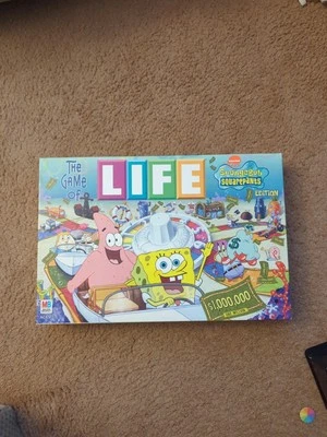 The Game of Life Board Game SpongeBob SquarePants Edition 2005 Read Description - Image 1 of 4