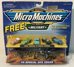 NEW Micro Machines Military #6 Special Ops Squad (1998, Galoob) w/5 Extra Cars!! - Picture 1 of 20