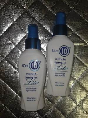 It's a 10 Miracle Leave-In Lite 4 oz  Lot Of 2 - Image 1 of 2