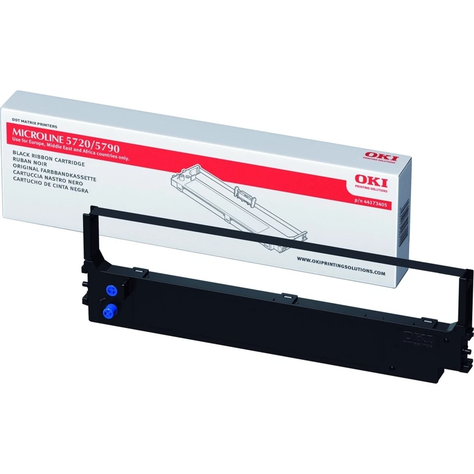 OKI Ink Ribbon Cartridge for ML5720/ML5790 Dot Matrix Printers - Black - Image 1 of 1
