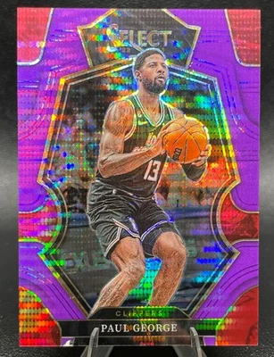 🔥 2022-23 Panini Select Paul George Premier Level Purple Pulsar Hyper 1/5 Foto 1 de 3