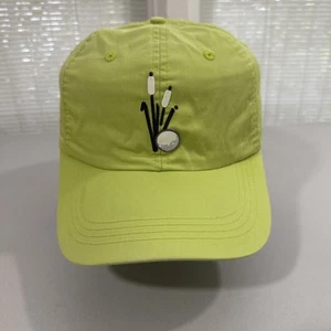 Ahead Lightweight Golf Hat Cap Classic Cut Lime Green READ - Picture 1 of 12