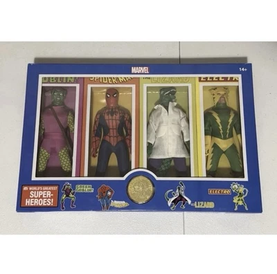 Disney Spider-Man Mego 8" Action Figure Set World's Greatest Super Heros IN HAND - Image 1 of 3