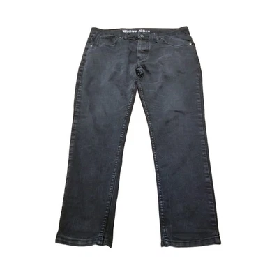 Philipp Plein Jeans Мужской размер 33 Черный Тонкий Стрейч Джинс Пуговицы Ширинка (33x27.5) - Изображение 1 из 4