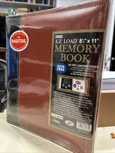 Libro de recortes digital Pioneer E-Z Load 8,5x11 sin ácido marrón - Imagen 1 de 4