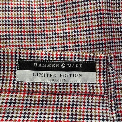 Hammer Made Limited Edition Colorful Check Cotton Long Sleeve Dress Shirt M-L/16 - Image 1 of 4