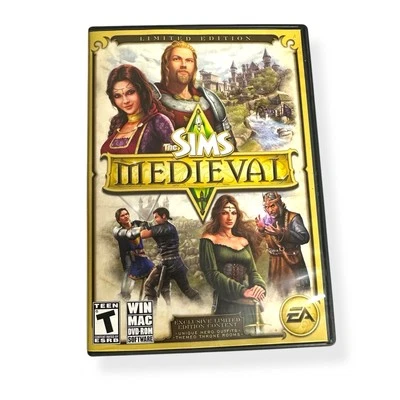 The Sims Medieval Limited Edition PC Game 2011 Computer Game XP Vista Mac - Image 1 of 4