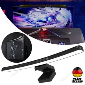 RGB LED Monitor komputerowy Listwa świetlna Ekran Lampa biurkowa do zakrzywionego - Zdjęcie 1 z 12