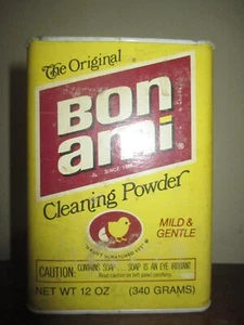 Vintage BON AMI Cleaning Powder Soap 12oz TIN full - Picture 1 of 1