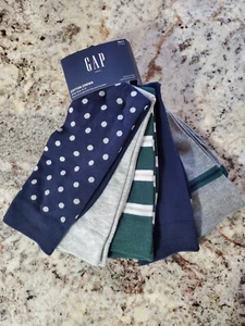 Gap Original Men's Dress Socks Comfort Crew Assorted Colors 5 Pair Size 6-12 - Picture 1 of 3