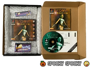 Tomb Raider PS1 Big Box - UK PAL VGC CIB with Reg - High Quality Packing - Picture 1 of 16