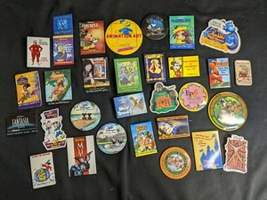 Lot of 31 DISNEY Pinback Buttons Theme Parks Resorts EPCOT Movies Convention - Picture 1 of 12