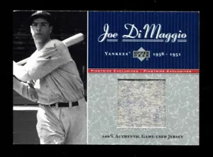 Camiseta deportiva usada de Joe DiMaggio 2001 Upper Deck exclusiva para juegos #83/100 - Imagen 1 de 2