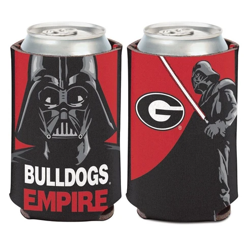 GEORGIA BULLDOGS STAR WARS DARTH VADER SOFT FOAM CAN COOLER COOZIE HOLDER Cover