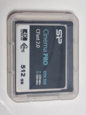CFast Karte 512 GB Silcon Power Cinema Pro Speicherkarte   530MB/s - Image 1 of 3