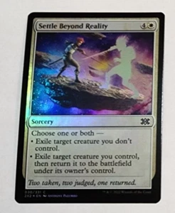 MTG Settle Beyond Reality 030 2X2 Double Masters 2022 Foil Common NM x1 - Picture 1 of 2