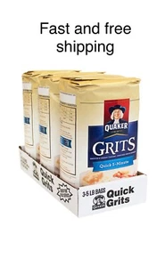 Granos Quaker Quick de 5 minutos textura suave y cremosa (3 paquetes) en total 15 libras - Imagen 1 de 5