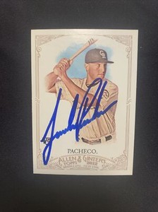 Jordan Pacheco Colorado Rockies Signed Auto 2012 Topps Allen & Ginter Card #56