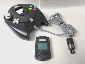 Dreamcast Controller Carbon Black HKT-7700 Visual Memory SEGA DC Japan - Picture 1 of 12