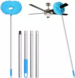 Ceiling Fan Duster with Extension Pole, Adjustable and Removable Cleaner Blade f - Picture 1 of 12