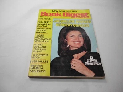 1979 March Book Digest Magazine, Jacqueline Bouvier Kennedy Onassis - Image 1 of 4