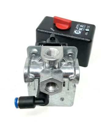 CAMPBELL HAUSFELD PSMDR21130 KOBALT PRESSURE SWITCH 100 PSI ON 135 PSI OFF 4 PORT