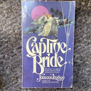 Captive Bride by Johanna Lindsey First Edition Avon 1977 - Picture 1 of 6