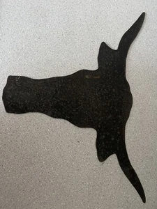 Steer Metal Cutout Hole For Hanging 14”x9” - Picture 1 of 1